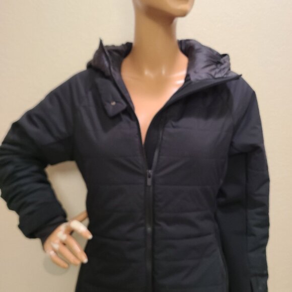Athleta Black Puffer Jacket - Picture 3 of 9